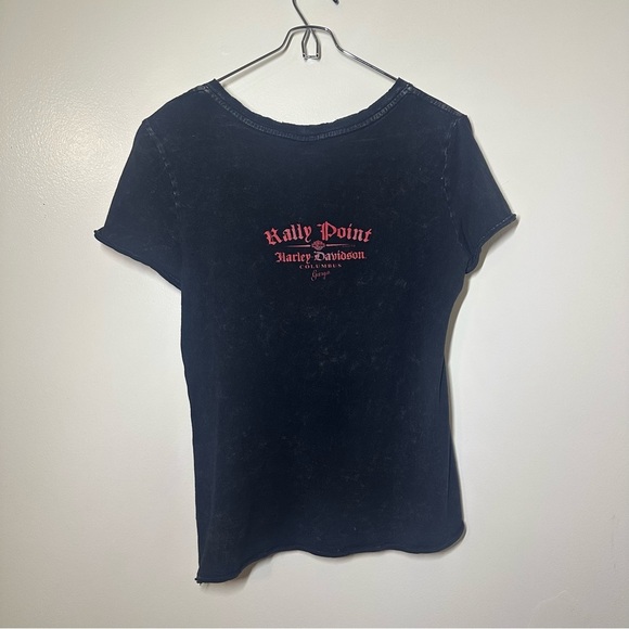 Harley-Davidson Black Vintage Graphic Short Sleeve Tee - Picture 2 of 4